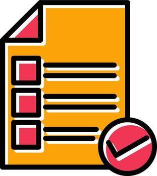 Valid Document Vector Icon