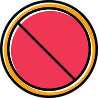 Prohibited Vector Icon