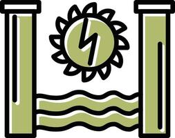 Hydro Power Vector Icon