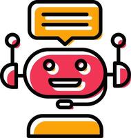 Chat Bot Vector Icon