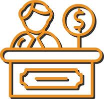 Cashier Vector Icon