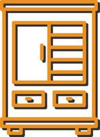 Shelves Cabinet Vector Icon