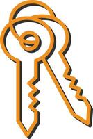 House Key Vector Icon