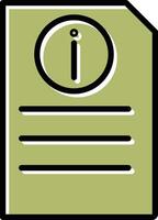 Information Document Vector Icon