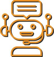 Chat Bot Vector Icon