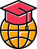 Global Education Vector Icon