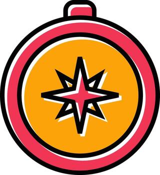 Compass Vector Icon