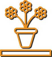 Flower Pot Vector Icon