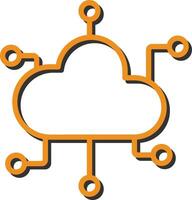 Cloud Computing Vector Icon