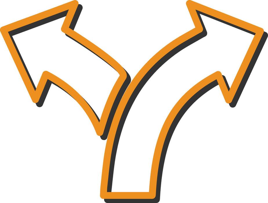 Two Paths Vector Art, Icons, and Graphics for Free Download