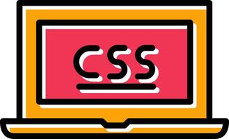CSS Laptop Vector Icon