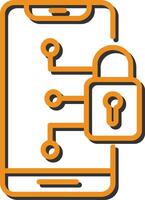 Secure Device Vector Icon