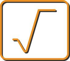 Square Root Vector Icon