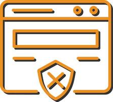 Unprotected Website Vector Icon