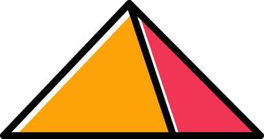 Pyramid Vector Icon