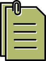 Attached Documents Vector Icon