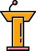 Podium Vector Icon