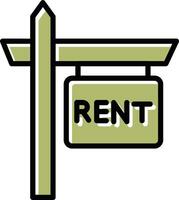 Rent Vector Icon