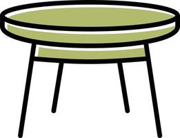 Small Table Vector Icon