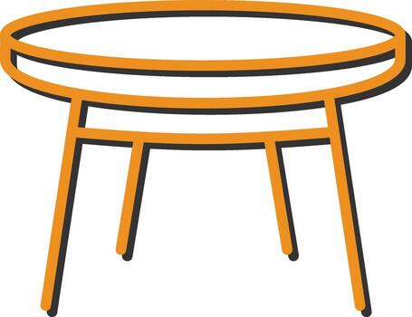 Small Table Vector Icon