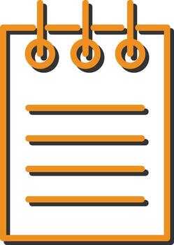 Notepad Vector Icon