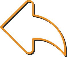 Left Back Arrow Vector Icon
