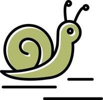 icono de vector de caracol