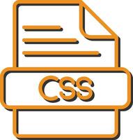 icono de vector de css