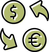 Currency Exchange Vector Icon