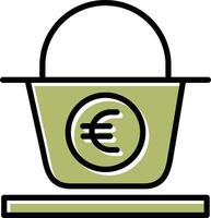 Euro Basket Vector Icon