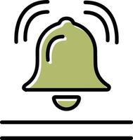 icono de vector de campana