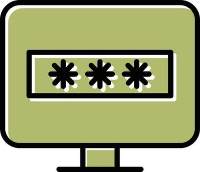System Password Vector Icon
