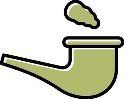 Smoke Pipe Vector Icon