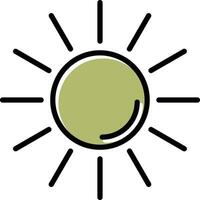 UV Radiation Vector Icon