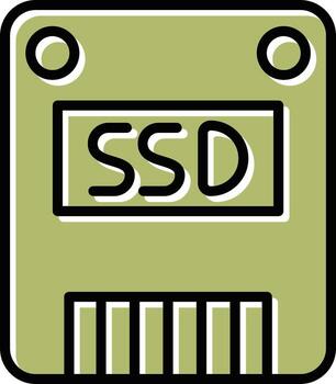 icono de vector de memoria