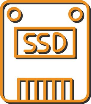 icono de vector de memoria