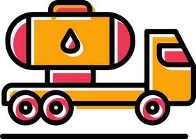 Tank Truck Vector Icon