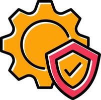 Protected System Vector Icon