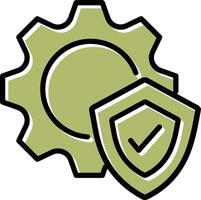 Protected System Vector Icon