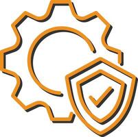 Protected System Vector Icon