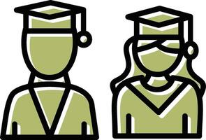 Graduates Vector Icon