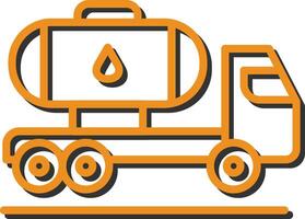 Tank Truck Vector Icon