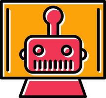 Artificial Bot Vector Icon