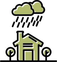 Rain Vector Icon