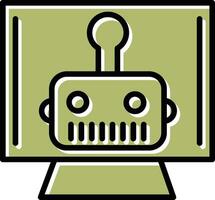 Artificial Bot Vector Icon