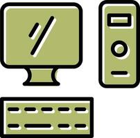 Computer Vector Icon