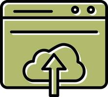 Upload Web Vector Icon