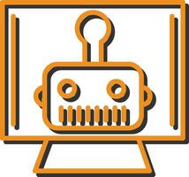 Artificial Bot Vector Icon