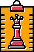 Clipboard Chess Vector Icon