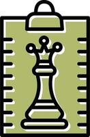 Clipboard Chess Vector Icon